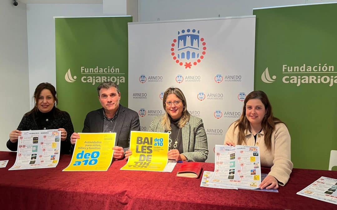 Fundación Caja Rioja y Ayuntamiento de Arnedo firman un convenio de colaboración para el desarrollo de actividades culturales para niños, niñas y familias