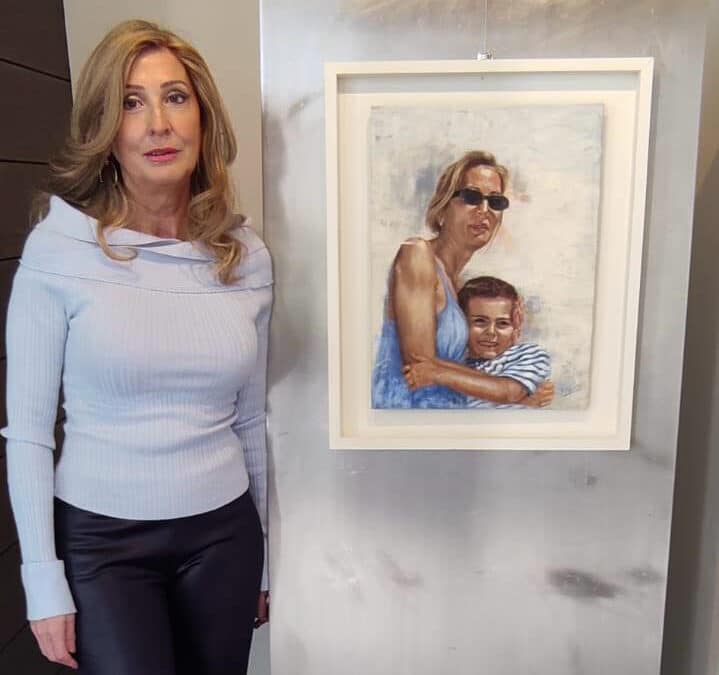 Una pintura de Mercedes Mazo protagoniza durante el mes de marzo la iniciativa “Yo expongo” de Fundación Caja Rioja