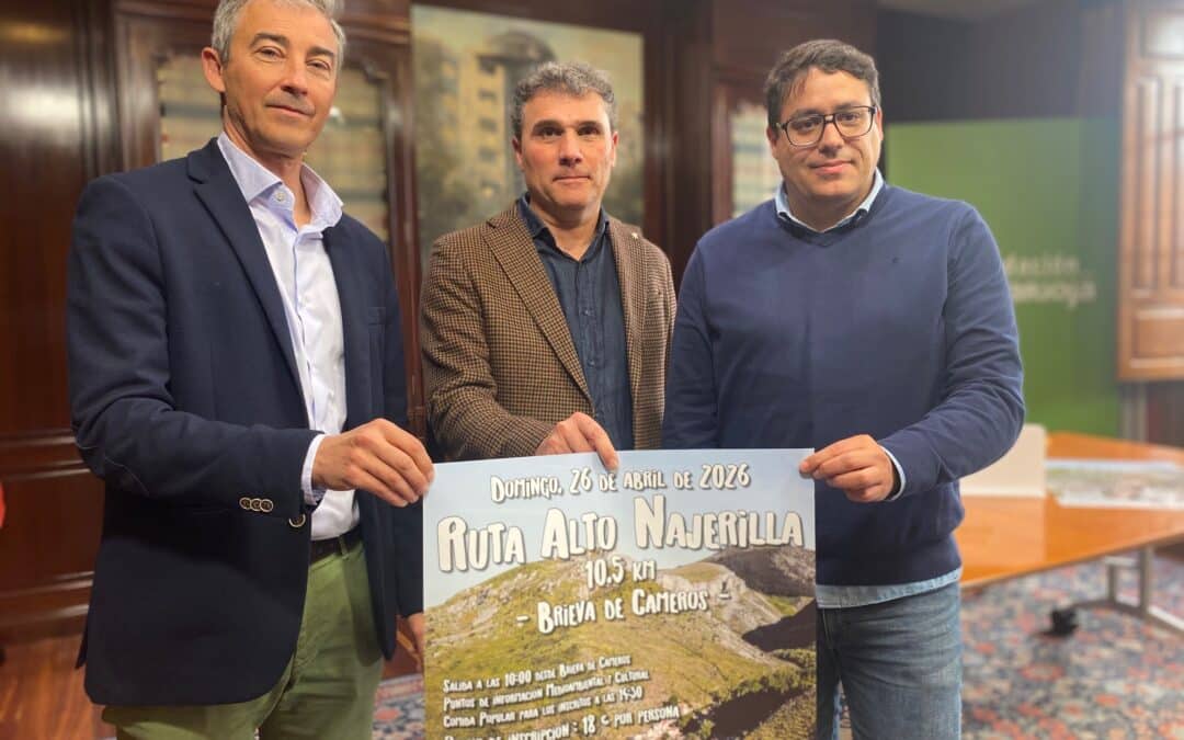 Fundación Caja Rioja y Gobierno regional organizan el domingo 26 de abril la Ruta Alto Najerilla, un recorrido familiar de 10 kilómetros con salida y llegada en Brieva