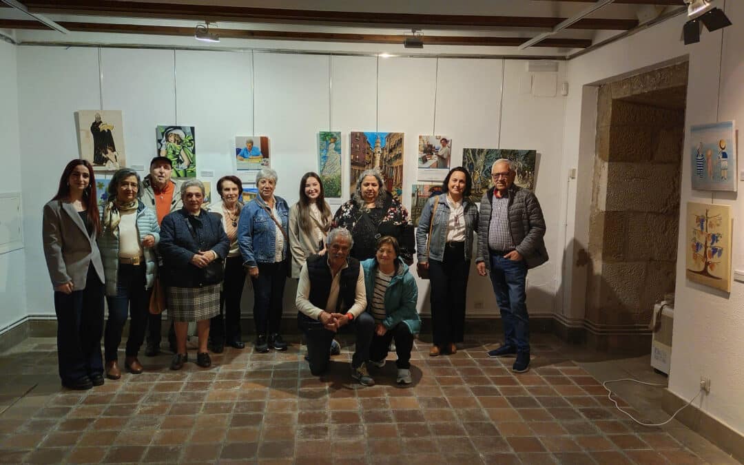Abierta en el Centro Fundación Caja Rioja Haro la exposición “El arte de la experiencia”, obras de personas del Centro de Participación Activa