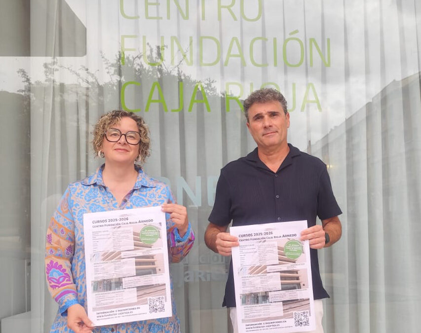 Fundación Caja Rioja programa en su Centro de Arnedo un total de 41 talleres dirigidos a todas las personas para el curso 2026-2027