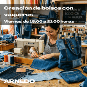 TALLER DE CREACIÓN DE BOLSOS CON VAQUEROS. 18 de diciembre de 2026