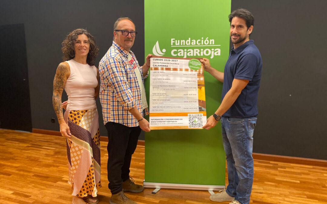 Fundación Caja Rioja organiza en sus Centros Culturales una programación de talleres de diferentes ámbitos abiertos a todas las personas